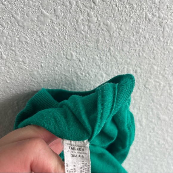 Nathan embroidered short sleeve green apple tee - Picture 4 of 5